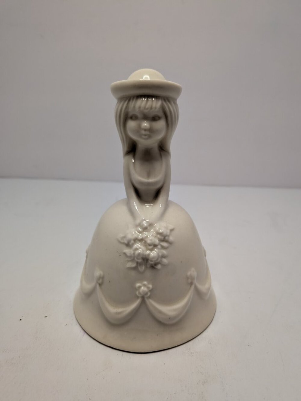 Vintage Goebel Porcelain Bell Figurine Bride Flower Girl Made in West Germany
